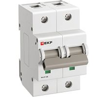 Автоматический выключатель ВА 47-125 2P 50А (D) 15кА PROXIMA EKF | код mcb47125-2-50D | EKF
