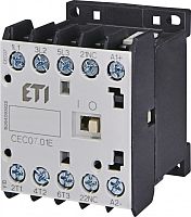 Контактор миниатюрный CEC 07.01 110V AC (7A, 3kW, AC3) | код 004641059 | ETI
