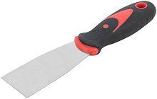 Шпатель 1.5дюйм (40мм) прорезиненная ручка нерж. сталь КУРС 06702