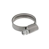 Хомут червячный 32-50/12-0.8 мм. нержавеющая сталь W2 | код 07-0732-12 | REXANT