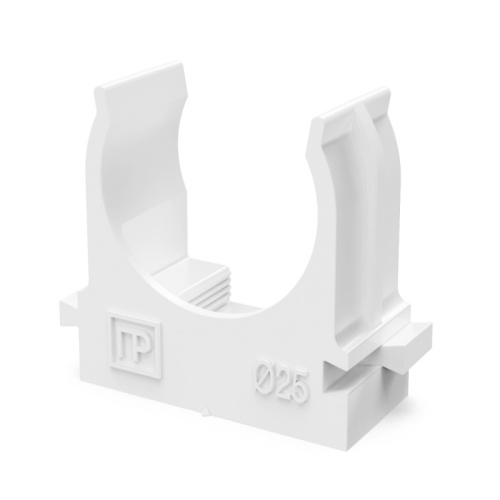 Крепеж-клипса для труб для прямого монтажа белая в п/э d25 мм (100шт/700шт уп/кор) Промрукав | код PR13.02563 | ПРОМРУКАВ Крепеж-клипса для труб для прямого монтажа белая в п/э d25 мм (100шт/700шт уп/кор) Промрукав | код PR13.02563 | ПРОМРУКАВ
