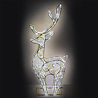 Декоративная 3D Олень сказочный 100 см | код 501-573 | NEON-NIGHT