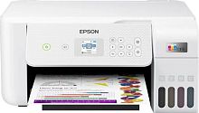 МФУ струйный Epson EcoTank L3266 (C11CJ66416) A4 WiFi белый | код 2057103 | EPSON