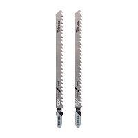 Пилка для электролобзика по дереву T301DL 132 мм 6 зубьев на дюйм 6-85 мм (2 шт./уп.) Kranz | код KR-92-0314 | KRANZ