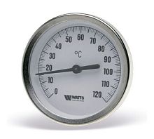 Термометр биметаллический 1/2' х 63 мм гильза 50 мм 0-120 град. с уплотнением (10005802) | код RQLAGJ0PK9P5EI | WATTS Industries