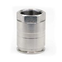 Муфта труба-коробка д.50мм, IP66/IP67, М50х1,5, внутренняя резьба, нержавеющая сталь AISI 303 | код 6112-50X | DKC