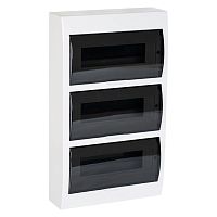 Щит распределительный навесной ЩРн-П-36 тонированная дверь IP40: 3 ряда, 36 модулей, 460 х 270 х 100 (ВхШхГ) | код. pb40-n-36 | EKF