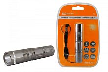 Фонарь светодиодный Металл, 0,5 Вт светодиод 30 лм/Вт, бат. 1*AA TDM | код SQ0350-0012 | TDM