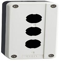 Корпус для кнопок NP2 3 места NP2-B03 (R)(CHINT) | код 575577 | CHINT