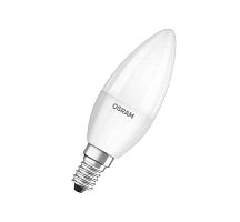 Лампа светодиодная LED 6,5Вт Е14 STAR ClassicB (замена 60Вт),нейтральный белый свет, матовая колба | код 4058075134140 | LEDVANCE