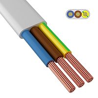 Провод ПБГВВ/ПУГСП 3x2,5 мм кв 100 м ГОСТ 26445-85, ТУ 3551-021-38229892-2017 | код 01-8353-1 | REXANT