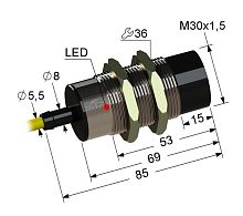 Выключатель бесконтактный PS2-30M85-15N84-Z (ВБ2.30М.85.15.8.2.Z ВБ2.30М.85.15.8.4.Z) МЕГА-К A8010-79689391