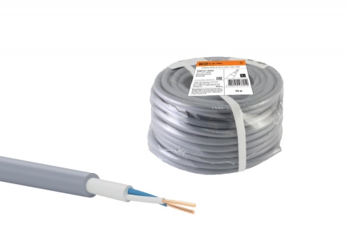 Кабель NYM-O 2х1.5-0.66 (бухта 10м) ТРТС | код SQ0121-0005 | РЭМЗ ТМ Кабель NYM-O 2х1.5-0.66 (бухта 10м) ТРТС | код SQ0121-0005 | РЭМЗ ТМ