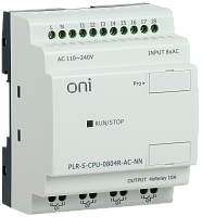 Логическое реле PLR-S. CPU0804(R) 220В AC без экрана ONI | код PLR-S-CPU-0804R-AC-NN | ONI