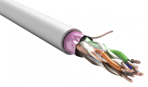 ITK Витая пара F/UTP 5E 4х2х0,52 нг(А)-FRLS оранж. (305м) | код LC1-C5E04-357 | ITK by IEK