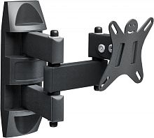 Кронштейн для телевизора Holder LCDS-5039 металлик 10-26 макс.25кг настенный поворот и наклон | код 650517 | HOLDER