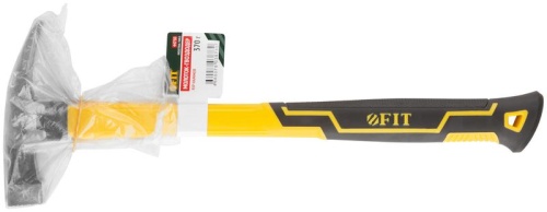 Молоток-гвоздодер 27мм 370г дополнит. гвоздодер; фибергласовая усилен. удлиненная ручка FIT 44750 фото 3