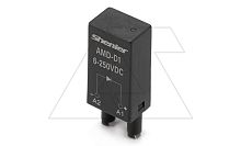 Модуль AMD-D, диод, 6_250VDC, поляризация -А1/+А2, черный, для SRU, SKF14, SKC, SKB, STB, SRC*-E, GZT, GZM, GZS, GZMB, ES32 | код AMD-D/6_250VDC | Shenler