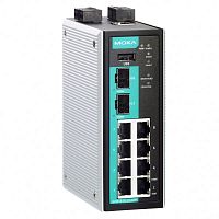 Маршрутизатор EDR-810-VPN-2GSFP Industrial Secure Router Switch with 8 10/100BaseT(X) ports, 2 1000BaseSFP slots, 1 WAN, Firewall/NAT, t: -10/+60 | код 00-06084709 | MOXA