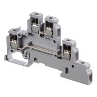 Клемма винтовая 4мм.кв для щитов D4/6.LL | код ENT1SNA110442R2500 | TE Connectivity (Entrelec,Tyco)