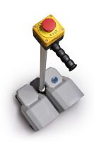 Рукоятка металлическая с аварийной кнопкой | код PDABE | EMAS