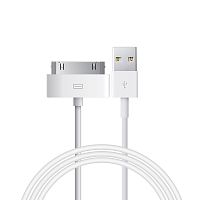 Кабель USB 2.0 hoco X1, АM/Apple (30pin) M, белый, 1м | код 6957531033448 | Hoco