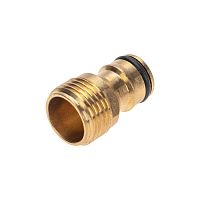Адаптер латунный 1/2дюйм внешняя резьба | код 62-0276 | ЧЕТЫРЕ СЕЗОНА