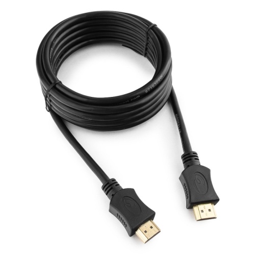 Кабель HDMI Cablexpert CC-HDMI4L-10, 3.0м, v2.0, 19M/19M, серия Light, черный, позол.разъемы, экран, пакет | код CC-HDMI4L-10 | Cablexpert
