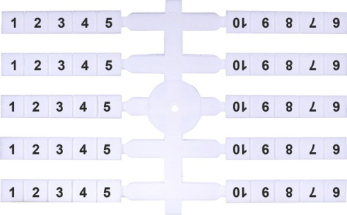 Маркировочная табличка (200шт.) EO3 (1-10) | код 003901752 | ETI