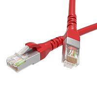 Патч-корд экранированный CAT5E F/UTP 4х2, LSZH, красный, 0.5м | код RN5EFU4505RD | DKC