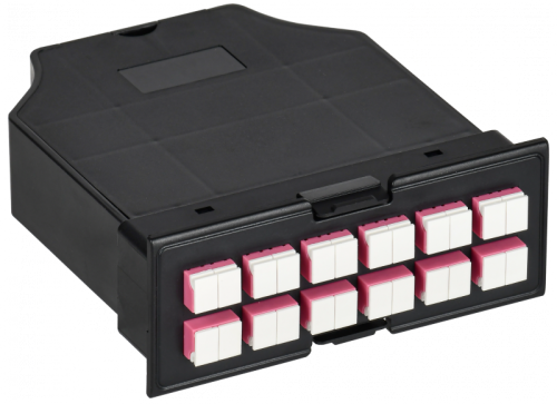 ITK Модуль оптический для универс. панели OM4 6хLC-duplex | код FCPF-5004-012LCD | ITK by IEK