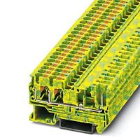 Клемма защитного провода PT 4-TWIN/1P-PE | код 3212202 | PHOENIX CONTACT