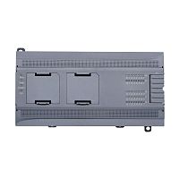 Процессорный модуль программируемого логического контроллера, н.пит. – 24В DC, 14 DI - 24В DC(PNP/NPN), 10 DO - 24В DC(PNP), 4 AI, 2 AO, ком. порты – 2хRS485, 1хEthernet. 2 модуля расш-ния моноблока (BD), 14 модулей расш-ния локальной шины | код C10