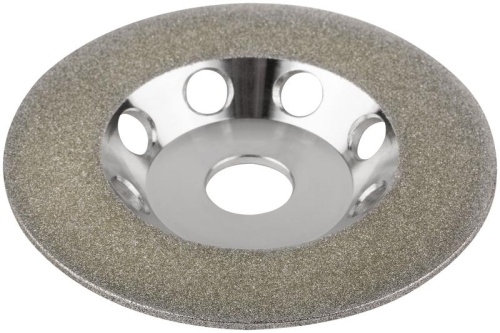 Диск алмазный шлифовальный по с кафелю/керамограниту/стеклу, посад. диаметр 22.2 мм, сплошной, 125 мм | код 39523 | FIT