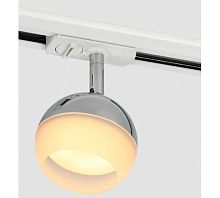Светильник 4118 декор. трековый поворотный GX53 хром IEK | код LT-USB0-4118-GX53-1-K23 | IEK