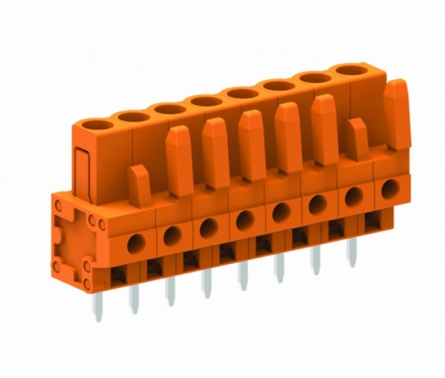 458254 Вилка на плату MCS, вертик.припой, шаг 5.08мм, 4 конт., оранж., шт | код 458254 | SUPU 458254 Вилка на плату MCS, вертик.припой, шаг 5.08мм, 4 конт., оранж., шт | код 458254 | SUPU