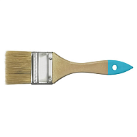 Кисть флейцевая, натур. cветлая щетина, деревянная ручка 3'' (75 мм) | код 00707М | FIT