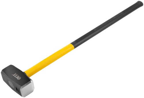 Кувалда кованая, фиброглассовая ручка 880 мм, 5 кг | код 45233 | FIT фото 2
