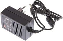 Адаптер настенный, AC-DC, 23Вт, вход 85...264B AC 47...63 Гц,, выход 9B/2.55А, изоляция 3000В AC, 79x54x33мм, -30...+70С, выходной разъем 11, диам. 5.5х2.1мм | код GST25E09-P1J | MeanWell