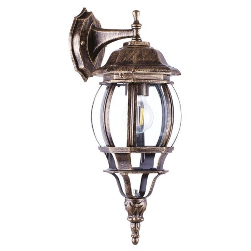 Светильник 8102 100W 230V E27 245х160х450мм черное золото | код 11245 | Feron