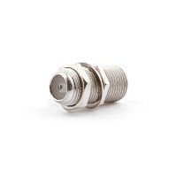 Соединитель Cablexpert APL-FF-01, F (мама) / F (мама) с гайкой и шайбой, блистер | код APL-FF-01 | Cablexpert