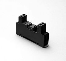 Розетка с винтовыми клеммами (с зажимной клетью) для реле 40.51, 40.52, 40.61, 40.62, применяются модули 99.80, в комплекте пластиковая клипса 095.91.3, версия: черный цвет (заказ минимум/кратно 1000шт) | код 958530SPA | FINDER