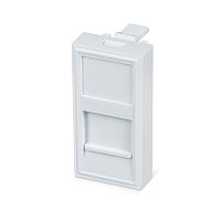 Вставка Mosaic 22,5x45, на 1 порт со шторкой | код 03-0260 | REXANT