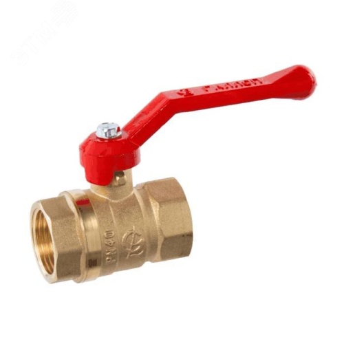 Кран шаровой латунь Ду 25 Ру40 ВР полнопроходной рычаг ГАЛЛОП 107154 | код 107-9017 | Галлоп