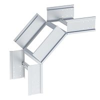 Угол 90 градусов вертикальный внешний лестничный усиленный 150x600 мм (2 мм) HDZ EKF | код voltp90150600-2-HDZ | EKF