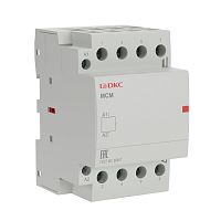 Контактор модульный YON MCE 4P 63A 4НО управляющее напряжение 240В 50Гц | код MCE-63-40-A240 | DKC