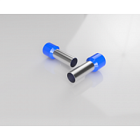 Наконечник кабельный, трубчатый, изолированный, S=16мм, L=24мм, синий | код 06.600.3327.0 | Wieland