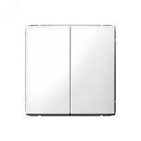 ARTGALLERY 2-клавишный переключатель, сх.6/2, 10АХ, механизм, белыйновинка | код GAL000165 | Systeme Electric