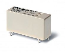 Низкопрофильное миниатюрное электромеханическое реле, монтаж на печатную плату, выводы с шагом 5мм, 1NO 10A, контакты AgSnO2, катушка 6В DС (чувствит.), степень защиты RTII | код 434170064300 | FINDER