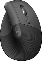 Мышь Logitech Lift графитовый оптическая (4000dpi) беспроводная BT/Radio USB (5but) | код 1980397 | Logitech